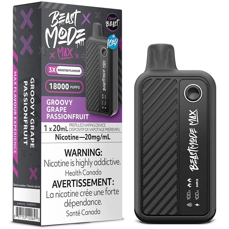 Flavour Beast Mode Max 2 50K Disposable Vape - Groovy Grape Passionfruit