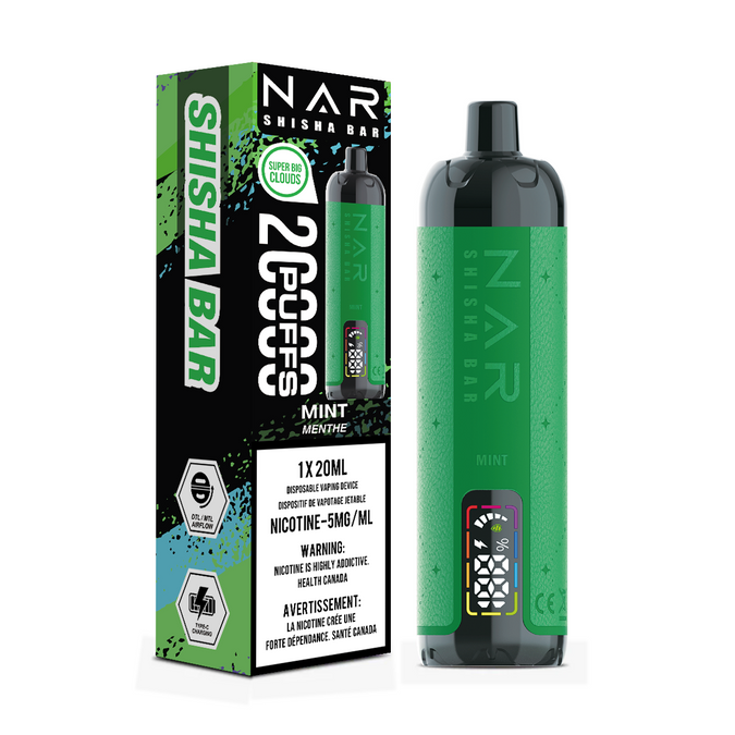 NAR Shisha Bar 20k Mint Disposables