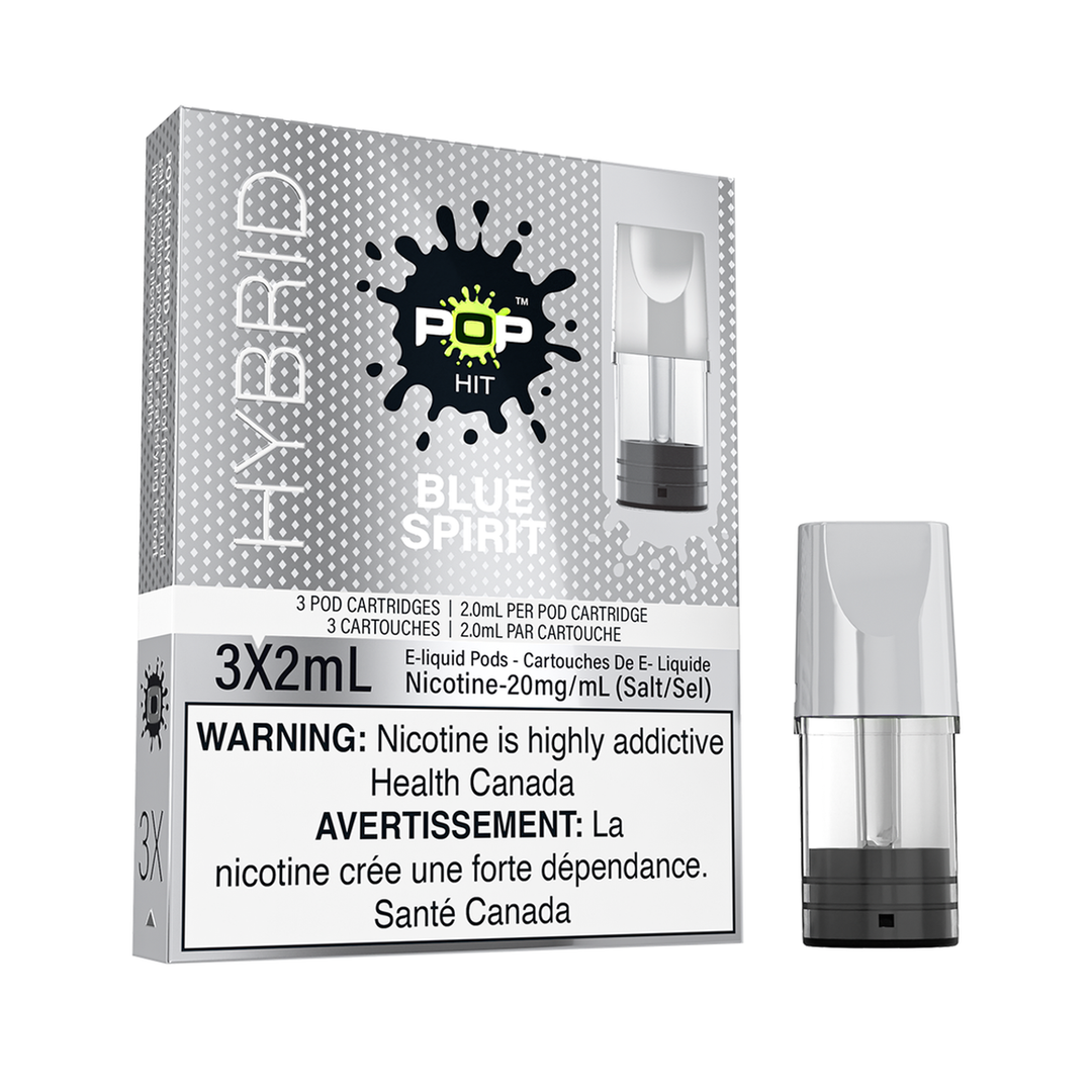 Pop Hit Hybrid Blue Spirit Pre-Filled Pod | Urban Mist Vapes