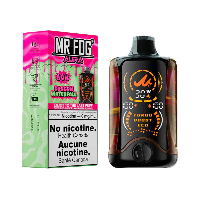 Mr Fog Aura Disposable Dragon Waterfall | Urban Mist Vapes