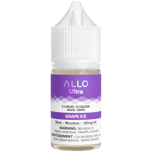 Allo Ultra 20MG 30ML Salt Nic Grape Ice