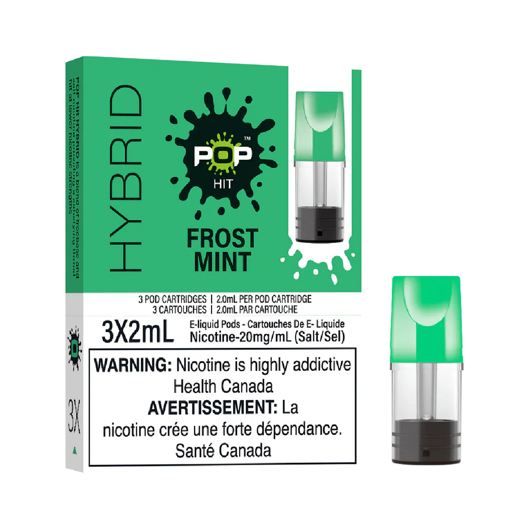 Pop Hit Hybrid Frost Mint Pre-Filled Pods | Urban Mist Vapes