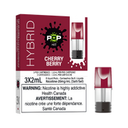 Pop Hit Hybrid Cherry Berry pre-filled pods | Urban Mist Vapes