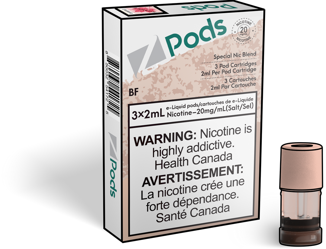 Zpods BF Pre-Filled Pod | Urban Mist Vapes