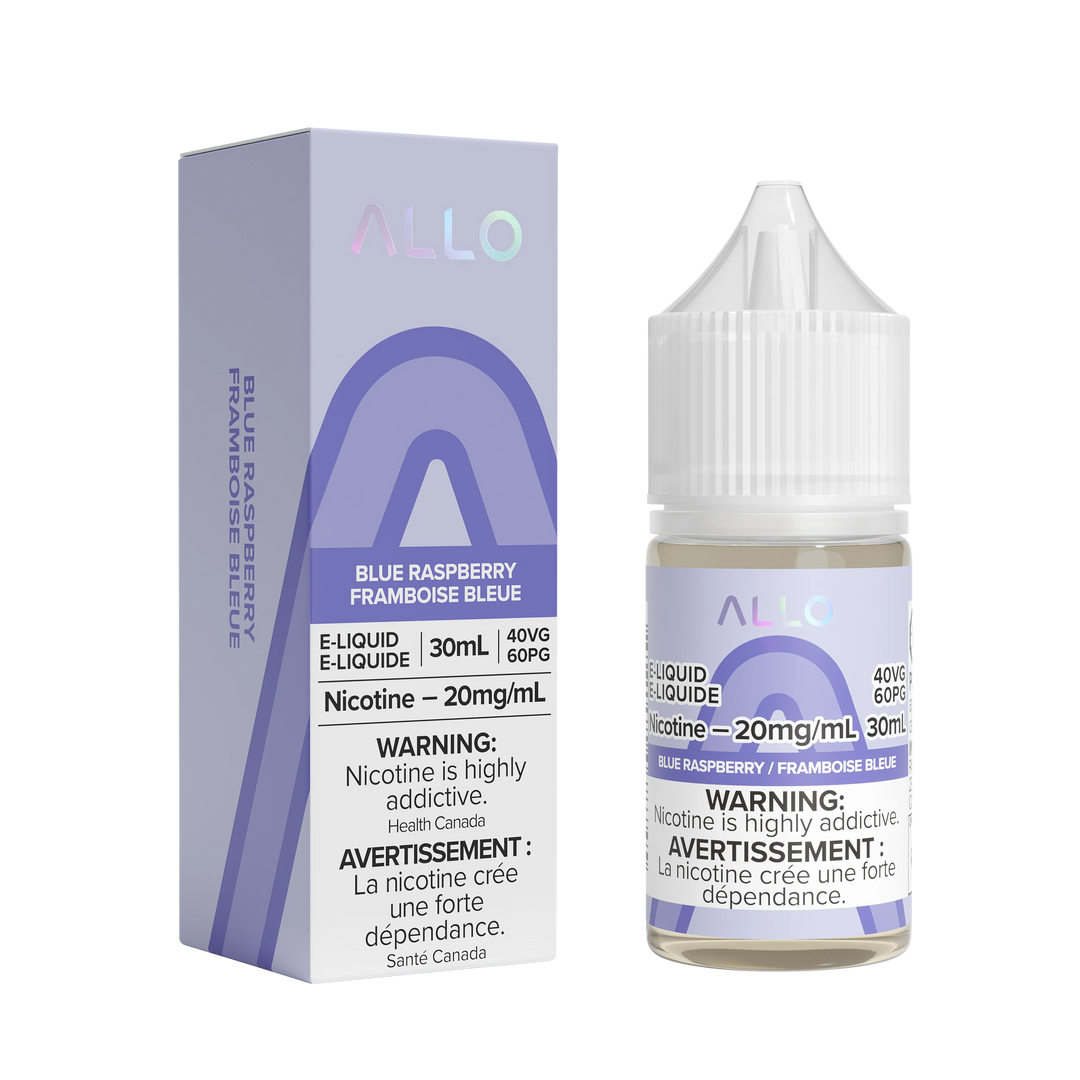 Allo Ultra 20MG Salt Nic Blue Raspberry | Urban Mist Vapes