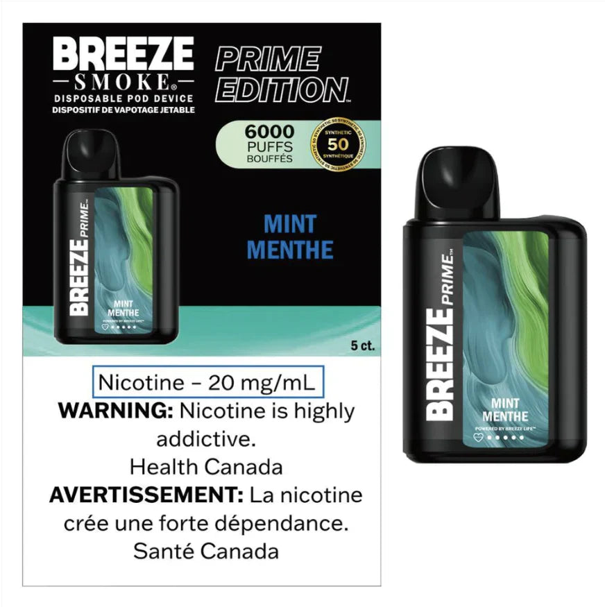 Breeze Prime S50 6K Disposable Mint