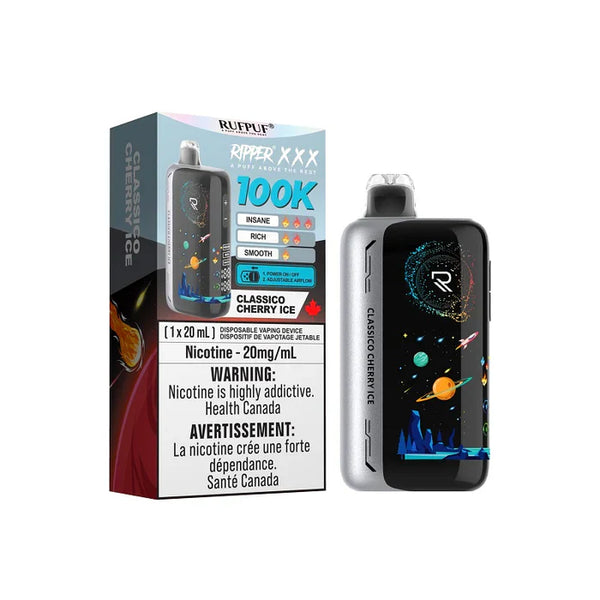 Ripper XXX 100K Classico Cherry Ice Disposable | Urban Mist Vapes