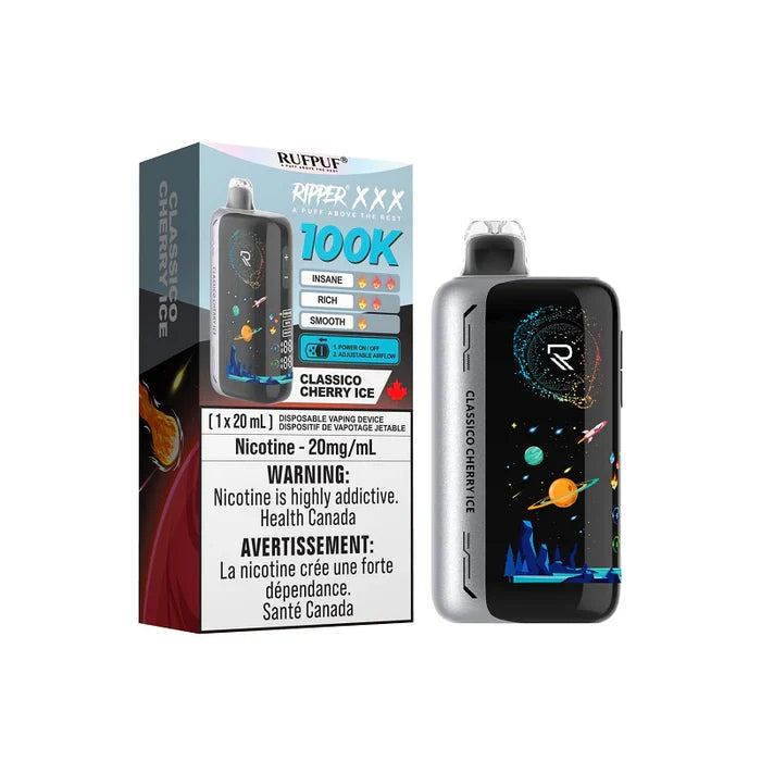Ripper XXX 100K Classico Cherry Ice Disposable | Urban Mist Vapes