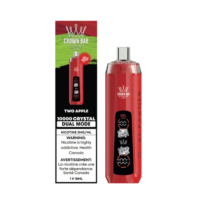 Crown Bar Crystal 10k Two Apple