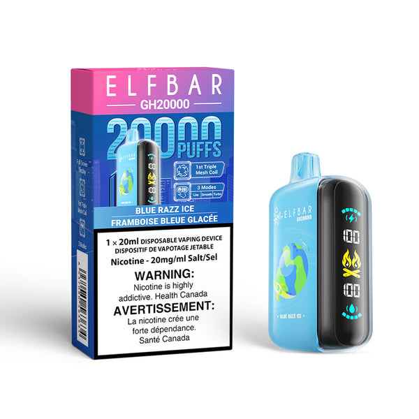 Elfbar GH20k Blue Razz Ice Disposable | Urban Mist Vapes