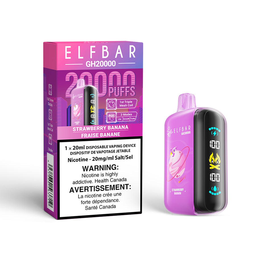 Elfbar GH20k Strawberry Banana Disposables