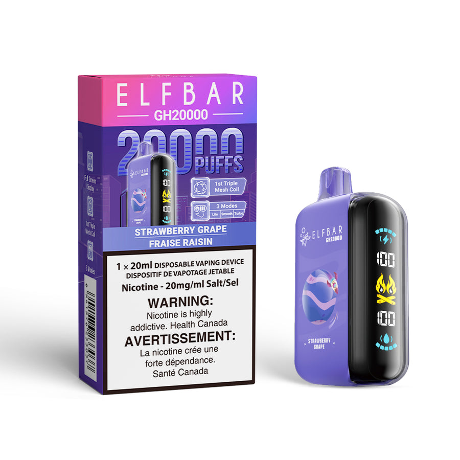 Elfbar GH20k Strawberry Grape Disposables