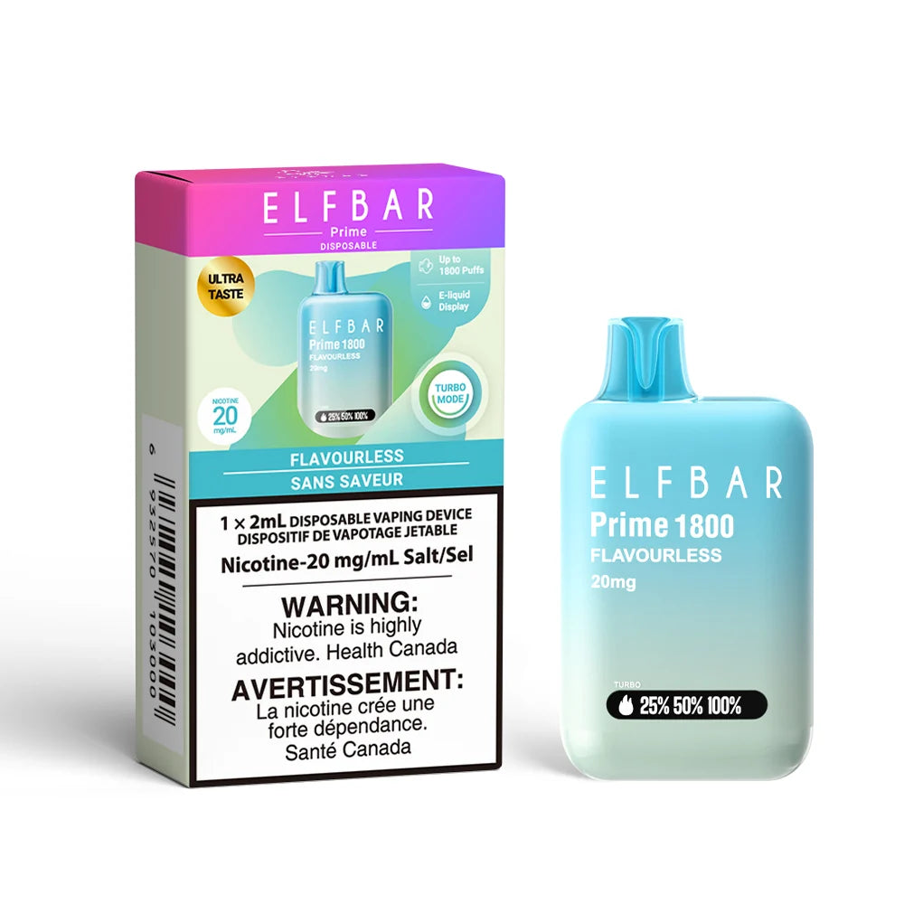 Elfbar Prime 1800 Disposable Flavourless