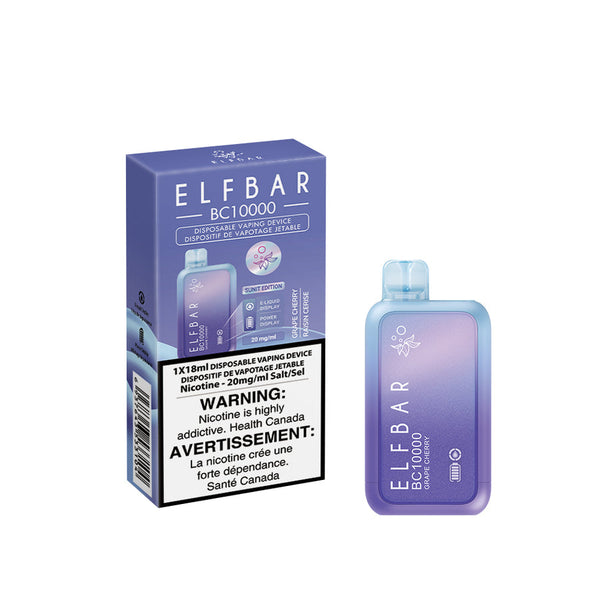 Elfbar BC10k Grape Cherry Disposable | Urban Mist Vapes