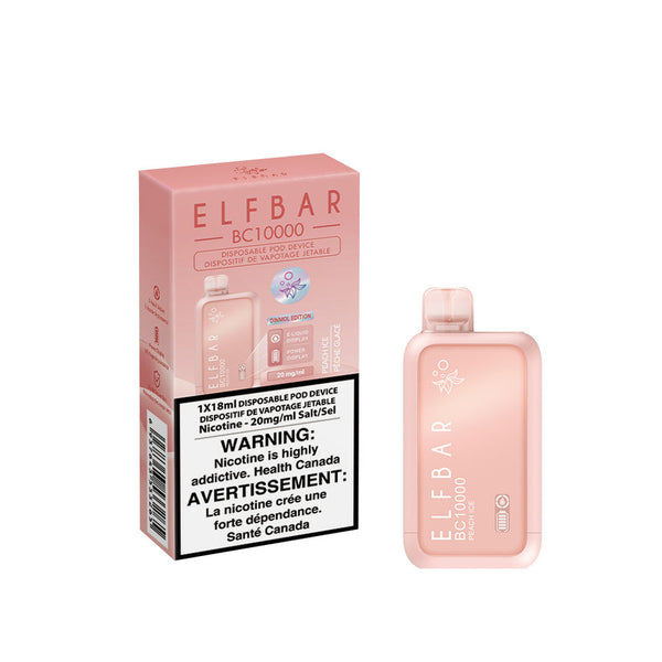 Elfbar BC10k Peach Ice Disposable | Urban Mist Vapes