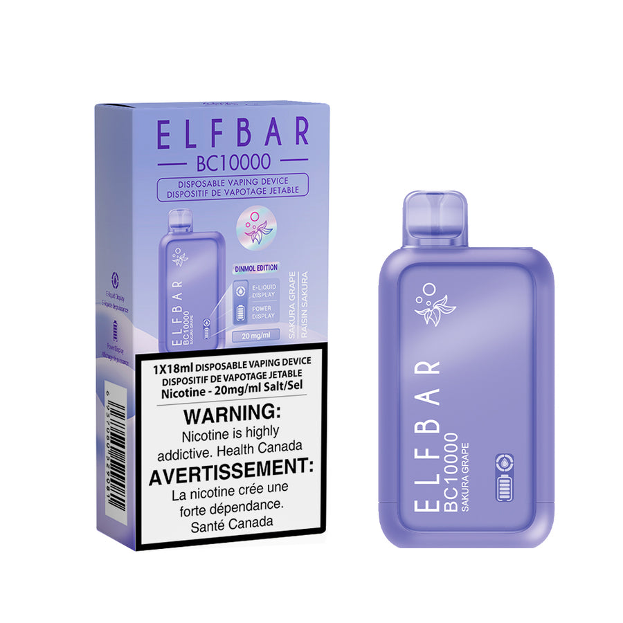 Elfbar BC10k Sakura Grape Disposables