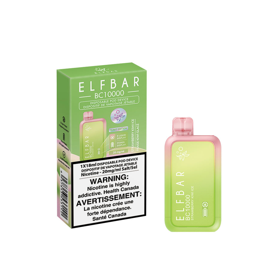 Elfbar BC10k Strawberry Kiwi Ice Disposables