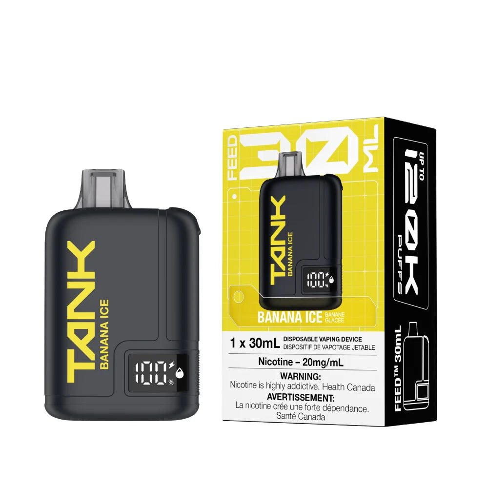 FEED Tank 120K 30ML Disposable Vape Banana Ice