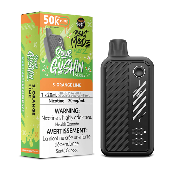 Flavour Beast Mode 50k 20ML S.G.S. Orange Lime | Urban Mist Vapes