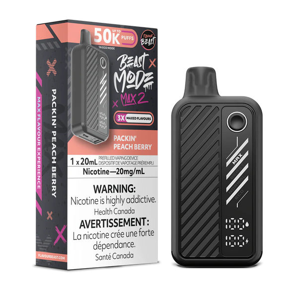 Flavour Beast Mode 50k 20ML Peach Berry Disposable | Urban Mist Vapes