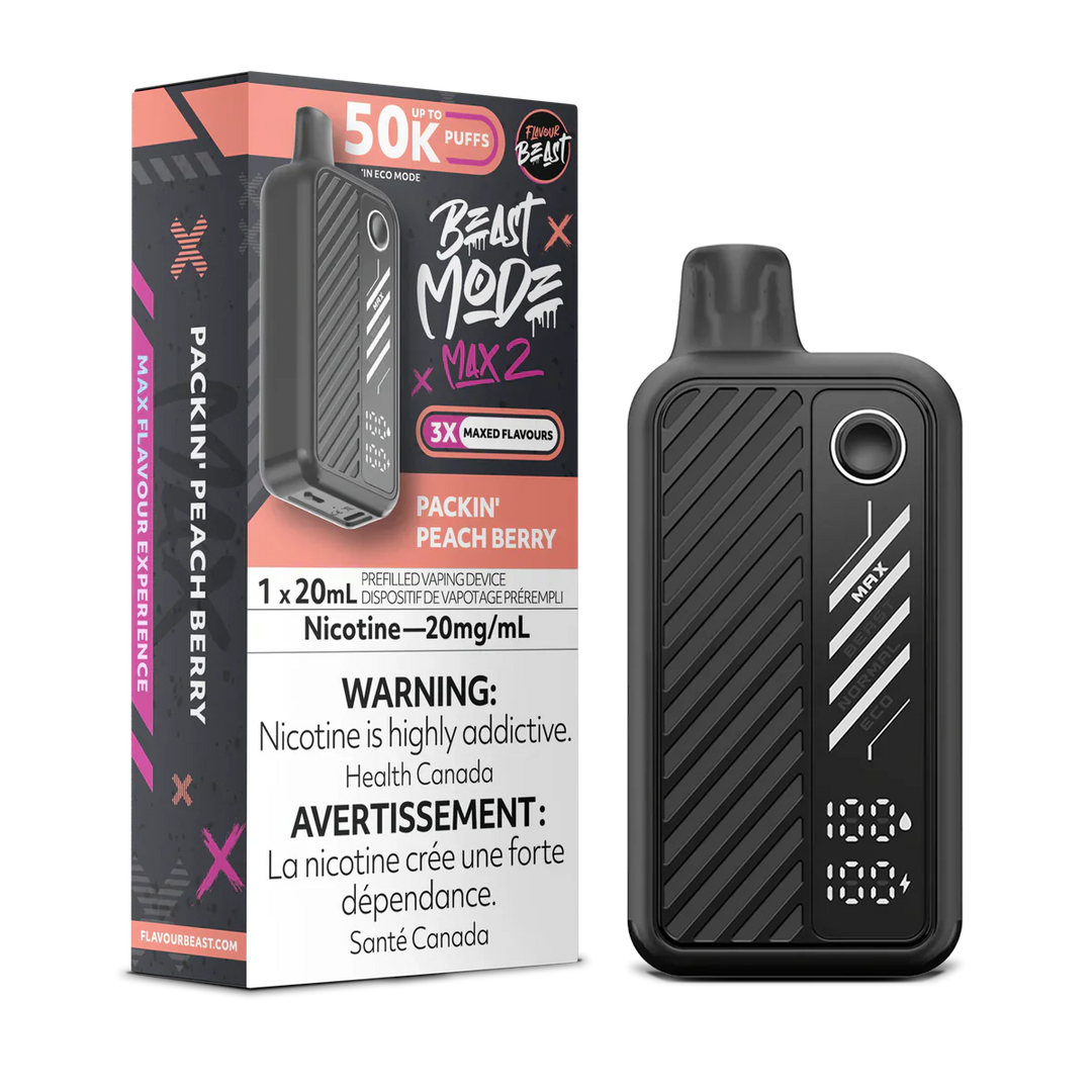 Flavour Beast Mode 50k 20ML Peach Berry Disposable | Urban Mist Vapes