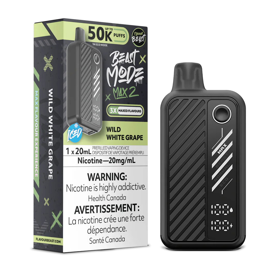Flavour Beast Mode 50k 20ML White Grape Disposable | Urban Mist Vapes