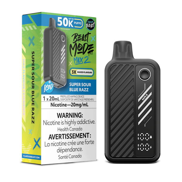 Flavour Beast Mode 50k 20ML Super Sour Blue Razz | Urban Mist Vapes