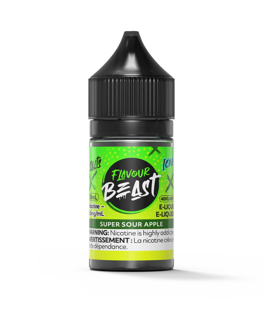 Flavour Beast Super Sour Apple E-Liquid Salt Nicotine