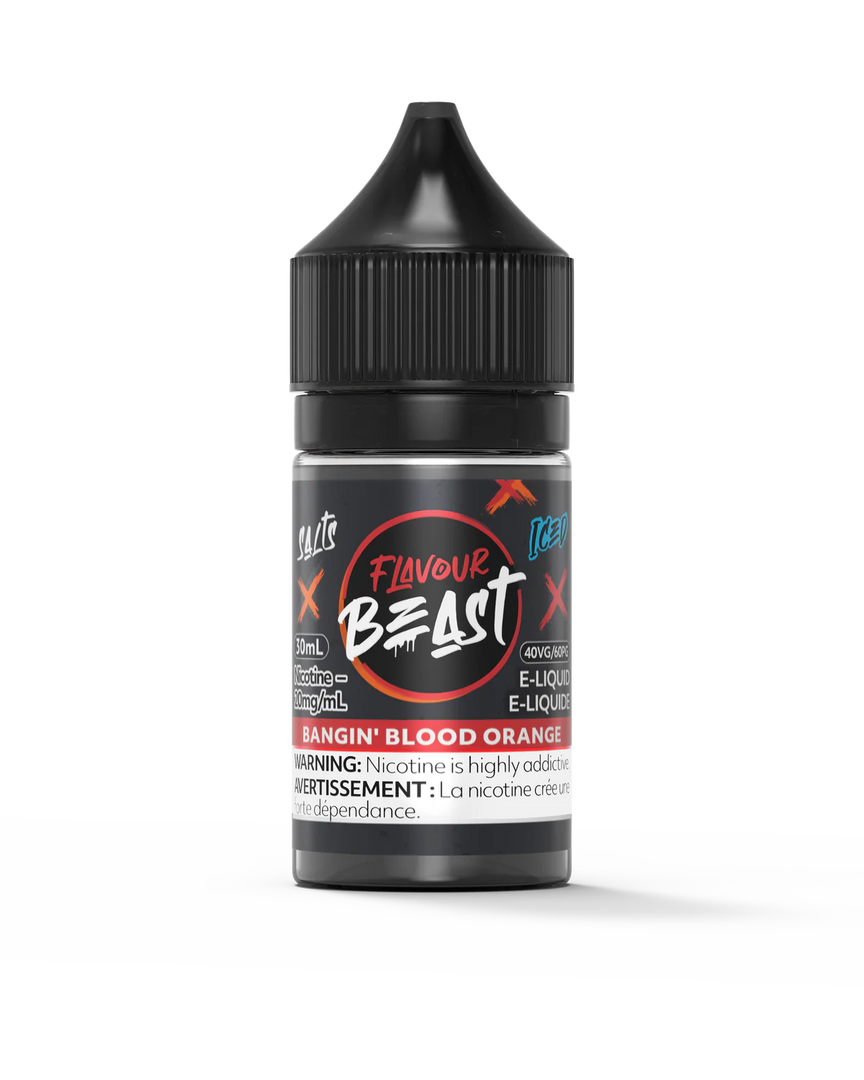 Flavour Beast Bangin' Blood Orange Iced E-Liquid Salt Nicotine