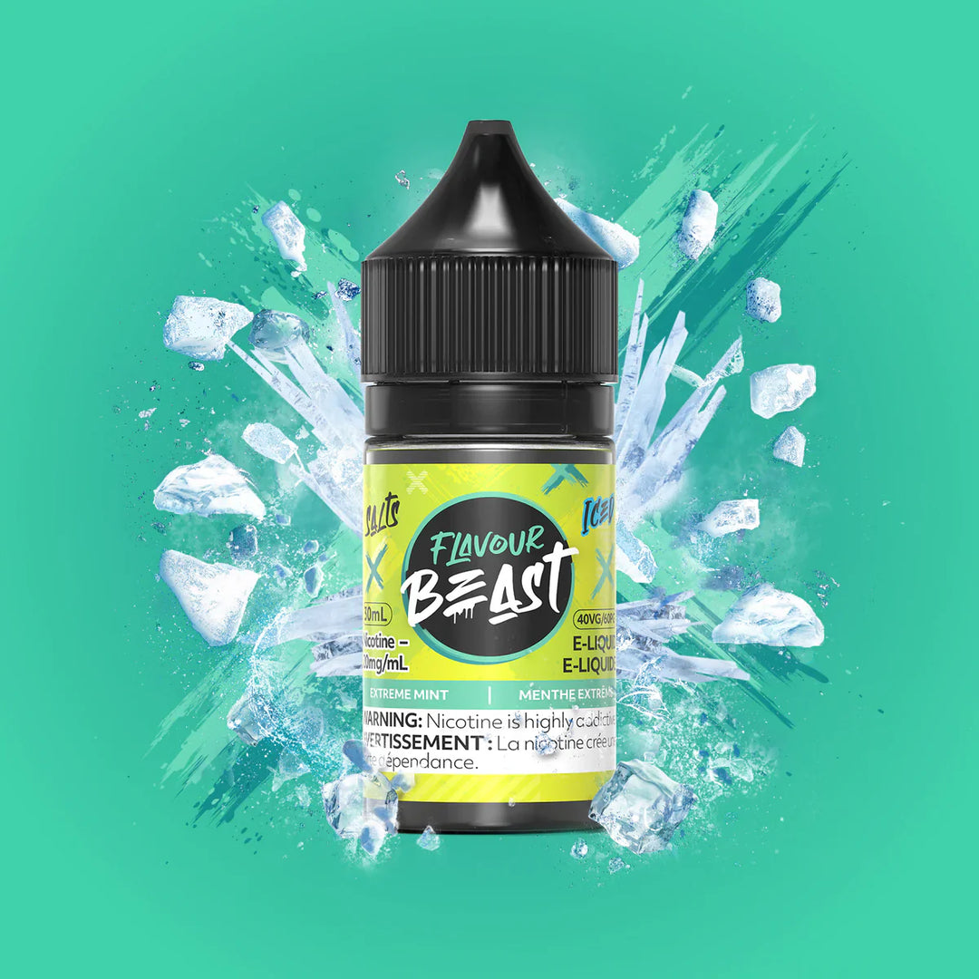Flavour Beast Extreme Mint Iced Salt Nicotine E-Liquid | Urban Mist Vapes
