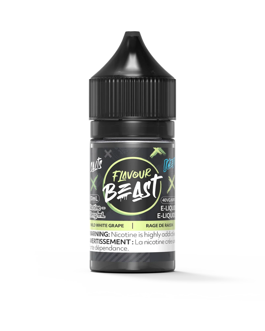 Flavour Beast Wild White Grape Iced E-Liquid Salt Nicotine | Urban Mist Vapes