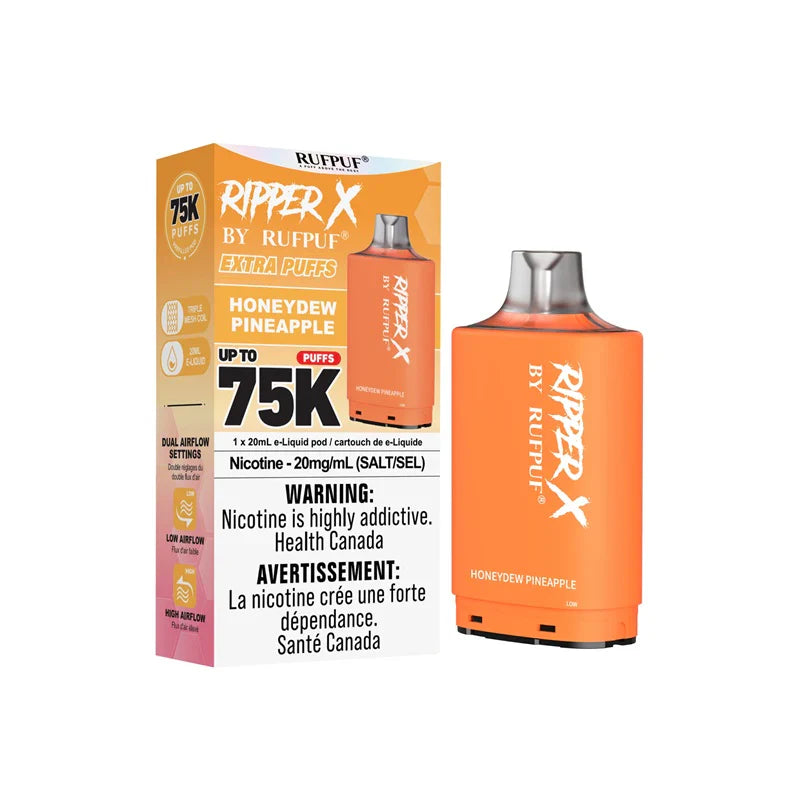 Ripper X 75k 20ML Pod Honeydew Pineapple | Urban Mist Vapes