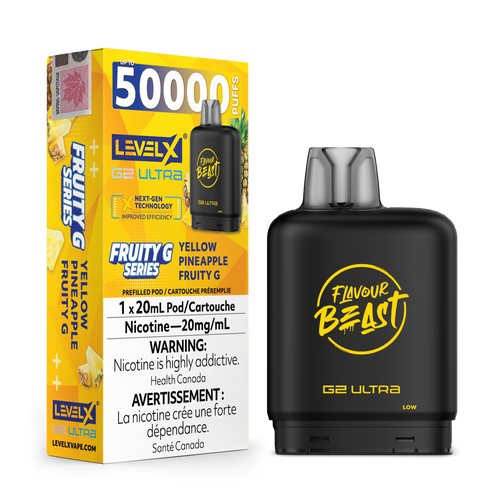Level X G2 Ultra 50K Yellow Pineapple Fruity G