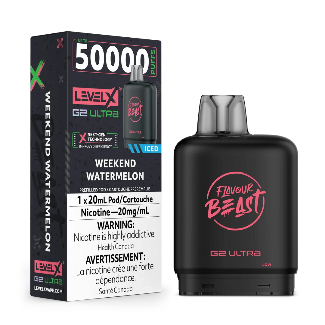 Level X G2 Ultra 50K Weekend Watermelon | Urban Mist Vapes