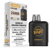 Flavour Beast Level X Good Ol Golden Tobacco Pre-Filled Pod | Urban Mist Vapes