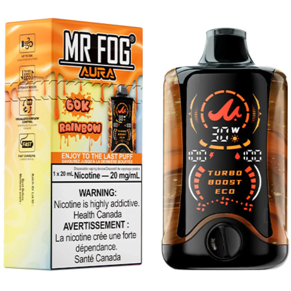 Mr Fog Aura Disposable Rainbow | Urban Mist Vapes