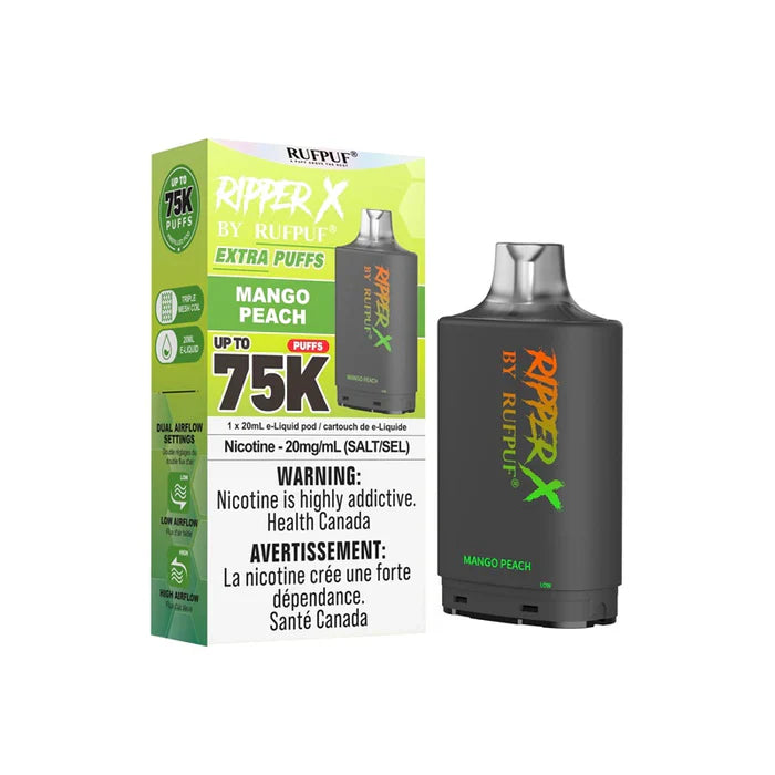 Ripper X 75k 20ML Pod Mango Peach | Urban Mist Vapes