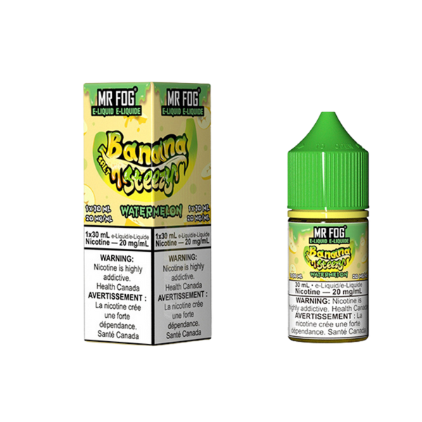 Mr.Fog Banana Steezy Watermelon Salt Nicotine E-Liquid | Urban Mist Vapes