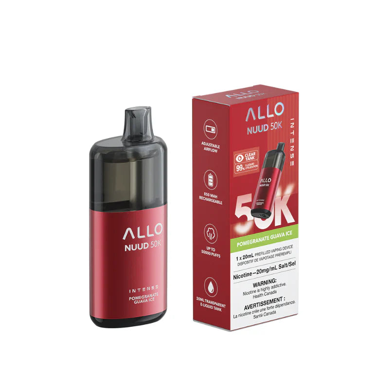 Allo Intense Nuud 50k Disposable Pomegranate Guava Ice