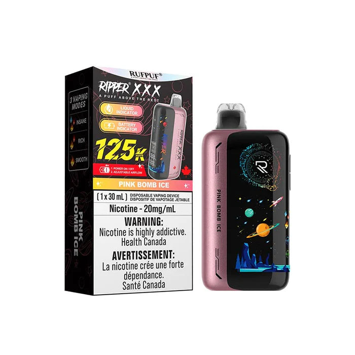 Pink Bomb Ice 125K Ripper XXX (30ML)