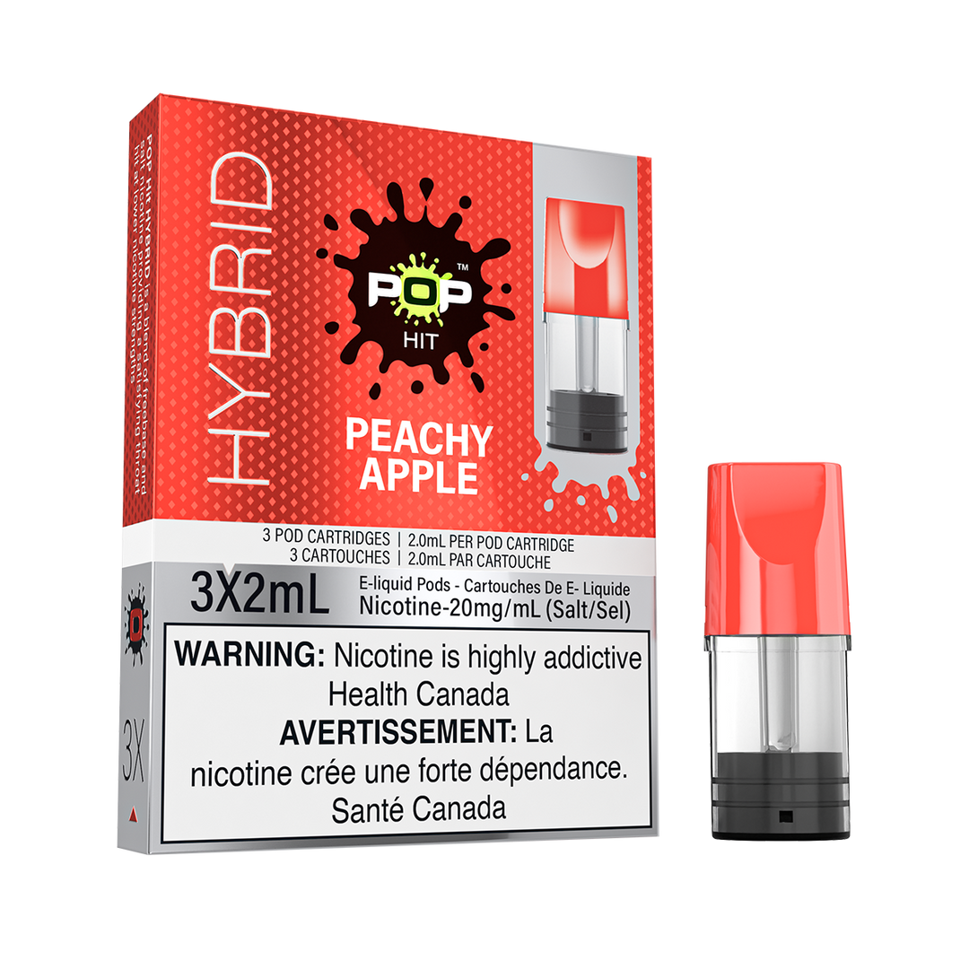 Pop Hit Hybrid Peachy Apple Pre-Filled Pod | Urban Mist Vapes