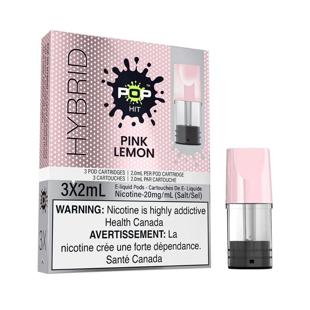 Pop Hit Hybrid Pink Lemon Pre-Filled Pod | Urban Mist Vapes