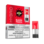 Pop Hit Hybrid Blazin Peach Pre-Filled Pod | Urban Mist Vapes