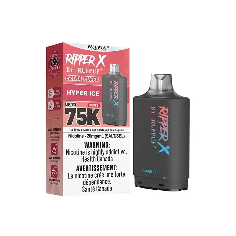 Ripper X 75k 20ML Pod Hyper Ice