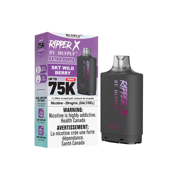 Ripper X 75k 20ML Pod SKT Wild Berry | Urban Mist Vapes