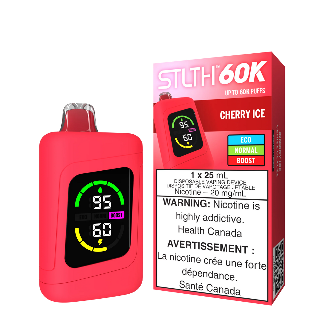 STLTH 60k Cherry Ice Disposable | Urban Mist Vapes