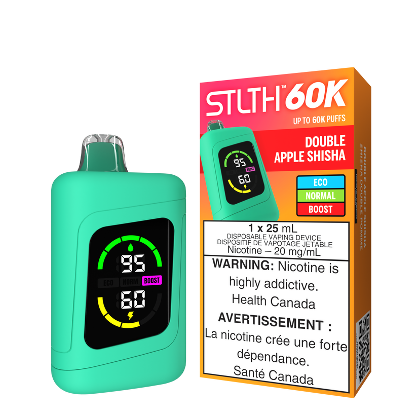 STLTH 60k Double Apple Shisha Disposable | Urban Mist Vapes
