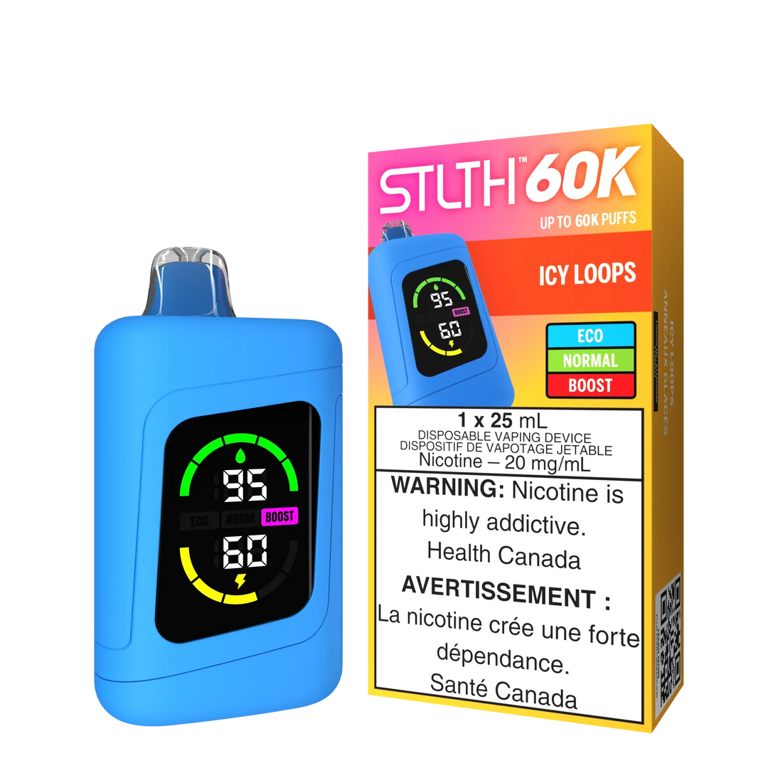 STLTH 60k Disposable Icy Loops | Urban Mist Vapes