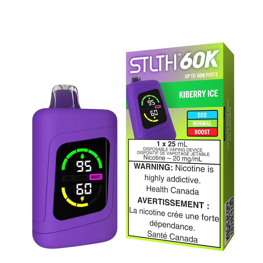 STLTH 60k Kiberry Ice Disposable | Urban Mist Vapes