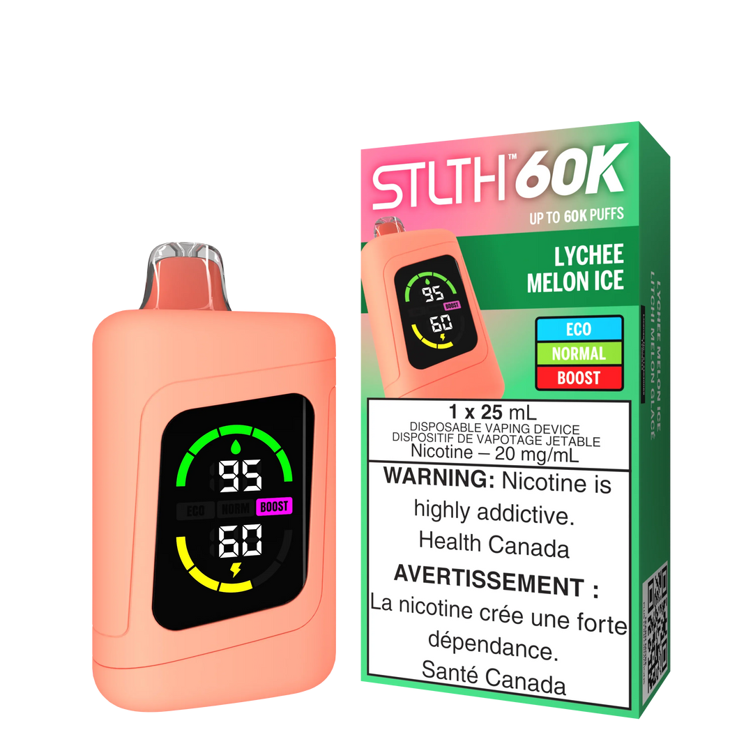 STLTH 60k Lychee Melon Ice Disposable | Urban Mist Vapes